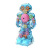 Electric Robot Transparent Gear New Wholesale Universal Walking Light Music Girl and Boy Children's Remote Control Toys