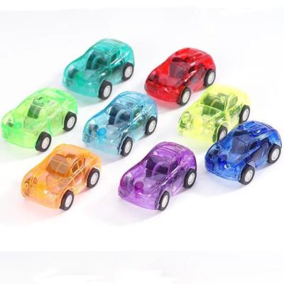 Transparent Pull Back Car Children's Toy Car Puzzle Hot Sale Children's Small Toys Stall Hot Sale Factory Wholesale