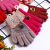 Autumn and Winter Gloves Cute Pineapple Cashmere Jacquard Striped Child Kid Gloves Men and Women Thermal Knitting Gloves