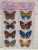  Four glitter Butterflies Bedroom Wall Home Decoration 3D Wall Stickers