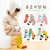 22 Spring and Summer Korean Cartoon over-the-Knee Men and Women Baby's SOCKS 4 Pairs Infant Children Stockings Bright Color Tube Socks