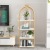 Product Display Rack Nordic Floor Shelf Light Luxury Bookshelf Golden Iron Living Room Partition Storage Bedroom Birdcage