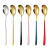 304 Stainless Steel Korean Spoon Adult Long Handle Creative Dessert Spoon Stirring Coffee Spoon Glass Cup Gift
