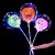 Free Shipping Bounce Ball Factory Wholesale 20-Inch Luminous Balloon Light Ball Cartoon Ball Night Market Push Stall Transparent Balloon