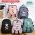 Korean Style Trendy Cool Strap Doll Style Computer Bag Backpack Schoolbag Travel Bag Shoulder Bag Travel Bag Large Capacity