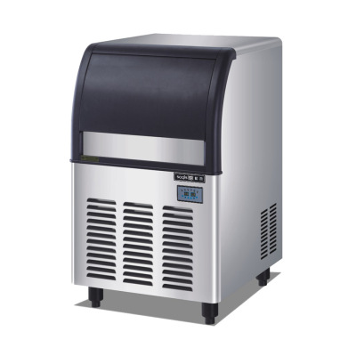 Ice Maker Q130 Commercial Milk Tea Shop 60kg Automatic Bar Ice Maker Household Square Ice