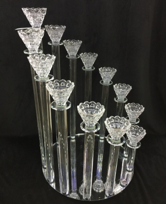 Crystal candle holder ornaments