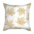 Exclusive for Cross-Border Golden Leaves Graphic Customization Peach Skin Fabric Pillow Cover Customized Amazon Hot Home Fabric