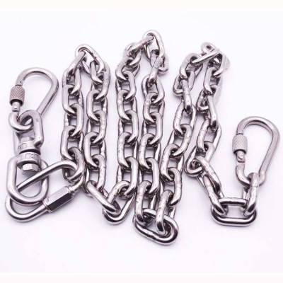 Bolt Dog Iron Chain Large Dog Stainless Steel Iron Chain Dog Bold Lengthened Small and Medium-Sized Dogs Anti-Bite Dog Chain
