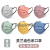 2022 New Morandi Mask Female Good-looking Internet Celebrity Same Ins Independent Packaging Disposable Mask Fashion