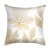 Exclusive for Cross-Border Golden Leaves Graphic Customization Peach Skin Fabric Pillow Cover Customized Amazon Hot Home Fabric