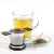 304 Stainless Steel Binaural Tea Strainer Tea Filter Tea Making Device Creative Tea Set Accessories Tea Dregs Filter Funnel
