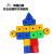 Hualong Toys Factory Direct Sales Colorful Large Bead String Building Blocks Development Children's Intelligence Desktop Toys