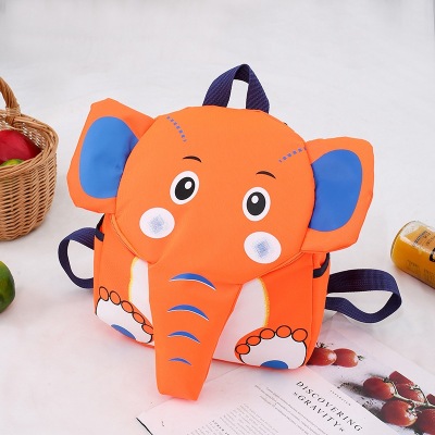 Factory Direct Sales Kindergarten Cartoon Backpack Baby Creative Snack Pack Cute Baby Elephant Outdoor Casual Small Bookbag