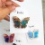 GREAT Children's Double-Layer Butterfly Barrettes Laser Magic Butterfly Retro Children's Hair Accessories Coarse Powder Particles Hair Accessories