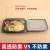 Customized Disposable Japanese-Style Lunch Box Siamese Sushi Bento Lunch Box Creative Light Food Fruit Salad Takeaway Packing Box
