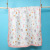 110 * 110cm Baby Six-Layer Gauze Wide Brim Bath Towel Cotton Washed Children Quilt Cartoon Stroller Blanket
