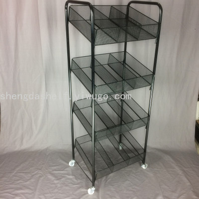 Grid Rack Shelf Display Stand Floor Display Stand