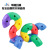 Hualong Puzzle Building Blocks Rotating Elbow Plastic Environmental Protection Toys Factory Direct Sales Kindergarten Board Assembling Building Blocks