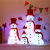 Christmas Decorations Window Outdoor Large Scene Layout LED Light-Emitting Ice Man Doll Iron Craft Decorations