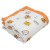 110 * 110cm Baby Six-Layer Gauze Wide Brim Bath Towel Cotton Washed Children Quilt Cartoon Stroller Blanket