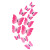 Seven-Color 3D Butterfly Magnet Wall Stickers Living Room Bedroom Children's Room Stickers Home Decoration Party Gadgets