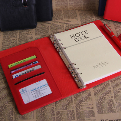 Stationery Notepad Business Loose Spiral Notebook B5 Korean Creative Stationery Imitation Leather Diary Book Custom Logo