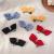 Korean Style Bow Barrettes Children's Three-Dimensional Fabric Pleated Cute Red Small Size Princess Lace Side a Pair of Hairclips Hair Accessories