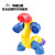 Hualong Puzzle Building Blocks Rotating Elbow Plastic Environmental Protection Toys Factory Direct Sales Kindergarten Board Assembling Building Blocks