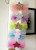 South Korea Imported Rainbow Yarn Children's Barrettes Mesh Hair Accessories Large Sequins GREAT Five-Pointed Star Peach Heart Cloud Hairpin