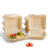Disposable Lunch Box Degradable Takeaway Packing Box American Hamburger Box Catering Lunch Box Export