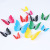 Seven-Color 3D Butterfly Magnet Wall Stickers Living Room Bedroom Children's Room Stickers Home Decoration Party Gadgets