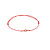 Bracelet/Anklet Gold Coin Style Red Rope Hand-Woven DIY Men's and Women's Hand Rope Foot Rope Simple Splendid Jewelry