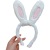 Cute Plush Rabbit Ears Hair Hoop Cartoon Taking Picture Headdress Super Cute Cos Hairpin Internet Celebrity Live and Photo Headband Female