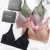 Plain Jelly Seamless Underwear Ladies Underwired Thin Small Breast Push up Adjustable Breast Holding Bra Set