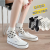 Women's Socks Cute Japanese Style Black and White Short Socks Trendy Chessboard Lattice Invisible Women's Boat Socks