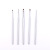 Manicure Implement Wholesale UV Pen Flat Head Painted Pen Set Nail Art 5 PCs Wooden Pole Diamond Pen