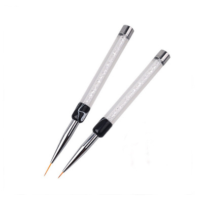 White Diamond Line Drawing Pen Painted Line Drawing Pen Hook Line Pen Nail Brush with Diamond Painting Pen Crystal Wholesale