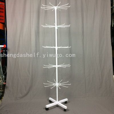 Seven-Tier Display Stand Rotary Rack Activity Frame Ornament Rack Free Debugging Stand Strip Line Display Stand