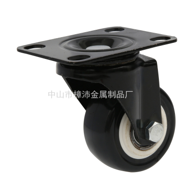 PVC Gold Diamand Wheel Furniture Wheel 1.5-Inch 2-Inch 2.5-Inch Universal Directional Light Wheel with Brake Wholesale