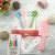 Cake Tableware Disposable Plastic Knife, Fork and Spoon Paper Pallet Baking Suit Cake Knife, Fork and Dish Combination