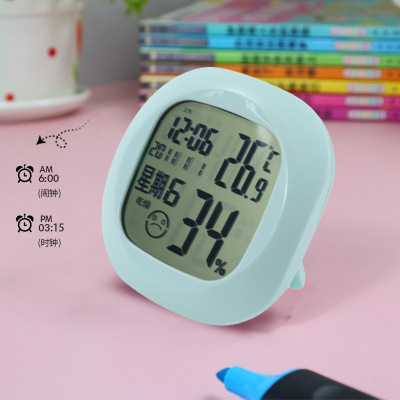 Large Screen LCD Perpetual Calendar Temperature Moisture Meter BK-909 With Alarm Clock High Precision Celsius/Fahrenheit Conversion