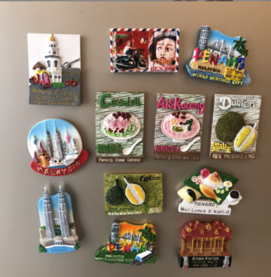 Commemorative Three-Dimensional Resin Refrigerator Magnet Foreign Trade Exclusive