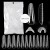 New Nail Shaping Quick Extension Nail Mold Crystal UV Nail Pieces No Paper Tray with Scale 60 Pieces Bags