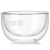 Borosilicate Heat-Resistant Double-Layer Glass Bowl Dessert Bowl Transparent Salad Bowl Fruit Bowl Snack Bowl Tableware
