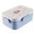 Partitioned and Portable Lunch Box Microwave Oven Heating Pp Lunch Box Student Adult Oval Cute Cartoon Plastic Lunch Box
