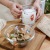 Japanese and Korean Style Student Cartoon Printing Glass Cute Milk Cup Bedroom Breakfast Cup Mug Girly Heart Water Cup