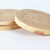 Wholesale round Wood Piece DIY Handmade Zakka Peeling Annual Ring Double-Sided Polished Pine Original Wood Piece Handmade Factory Direct Supply