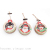 Wooden Christmas Pendant Crafts LED Christmas Holiday Pendant