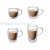 Borosilicate with Double-Layer Cup Coffee Cup Heat-Resistant Creative Insulation Milk Cup Juice Cup Water Cup